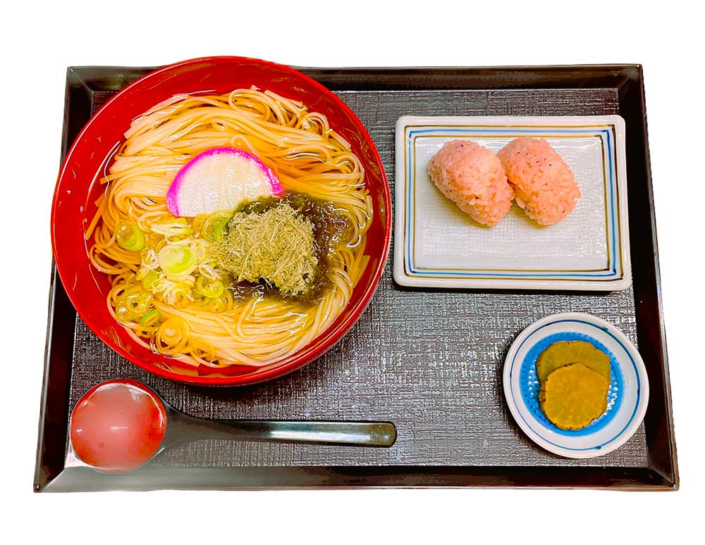 稲庭冷しうどんセット