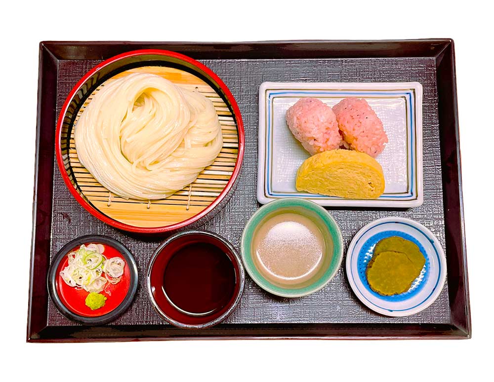 稲庭冷しうどんセット