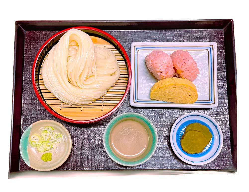 稲庭冷しうどんセット